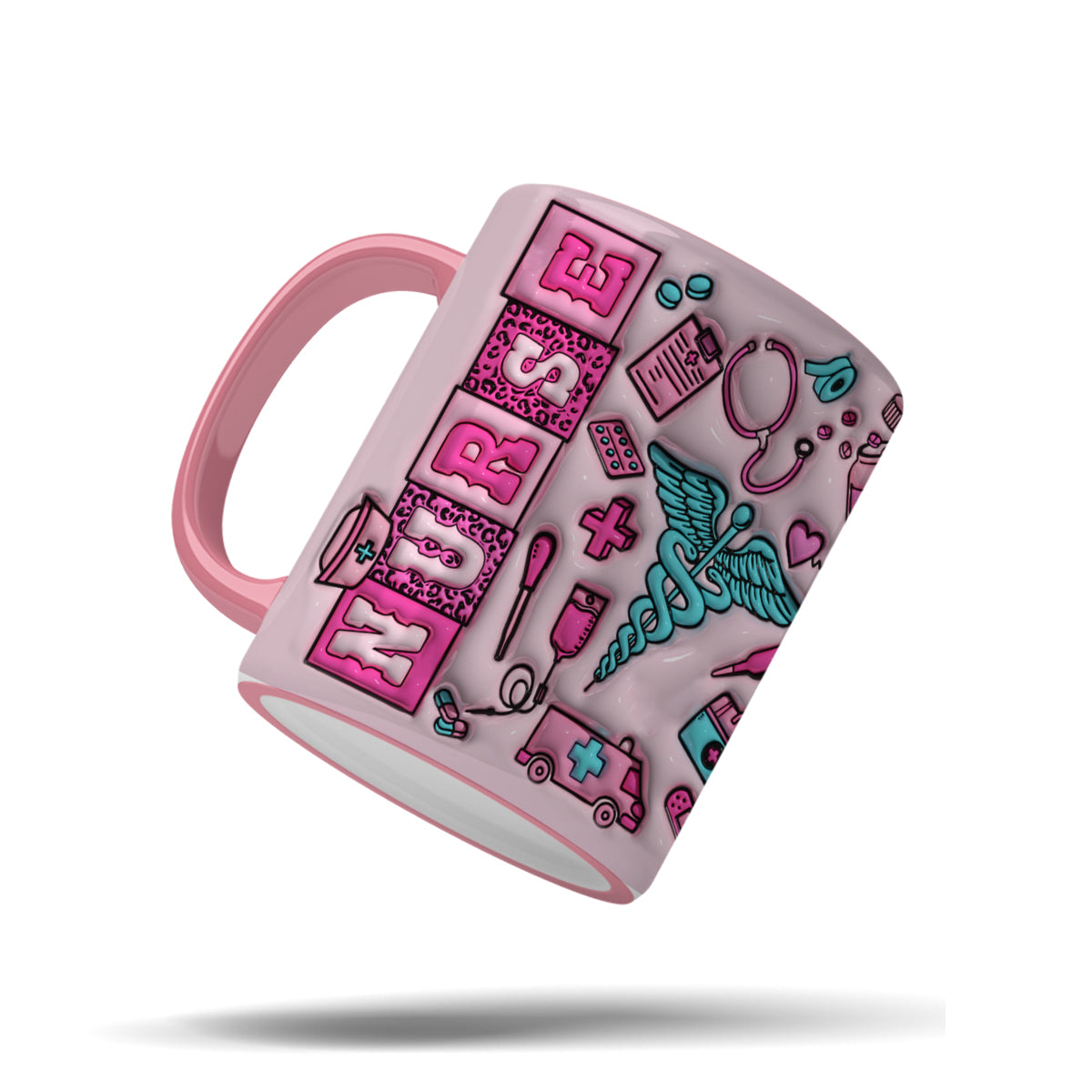 Nurse Accent Mug Personalized Scrubs Sipper 11Oz