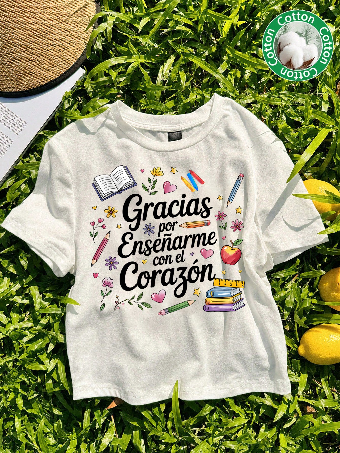 Spanish Teacher Graphic Tee Gracias Maestra