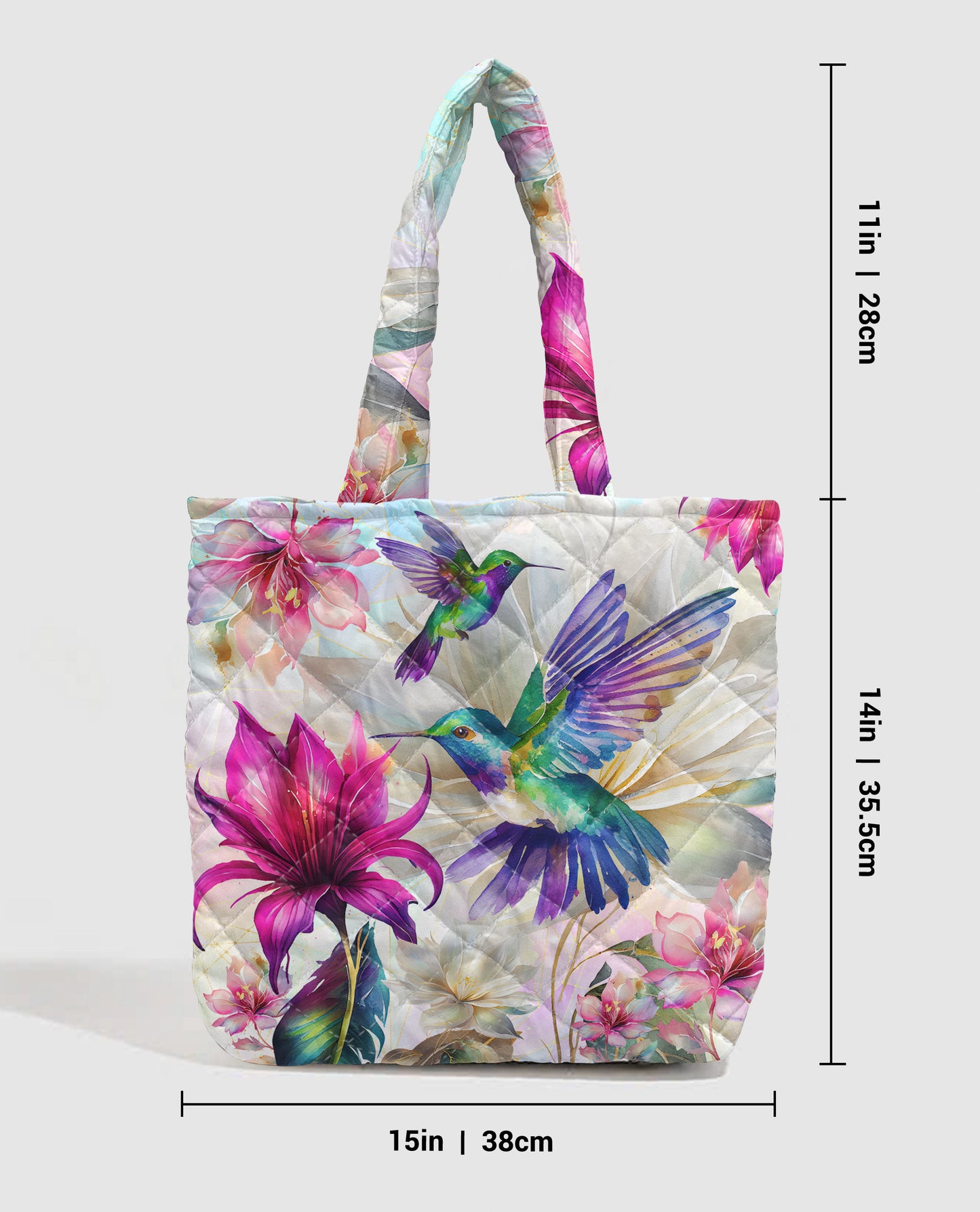 Hummingbird Quilted Tote Bag Hummingbird Dream