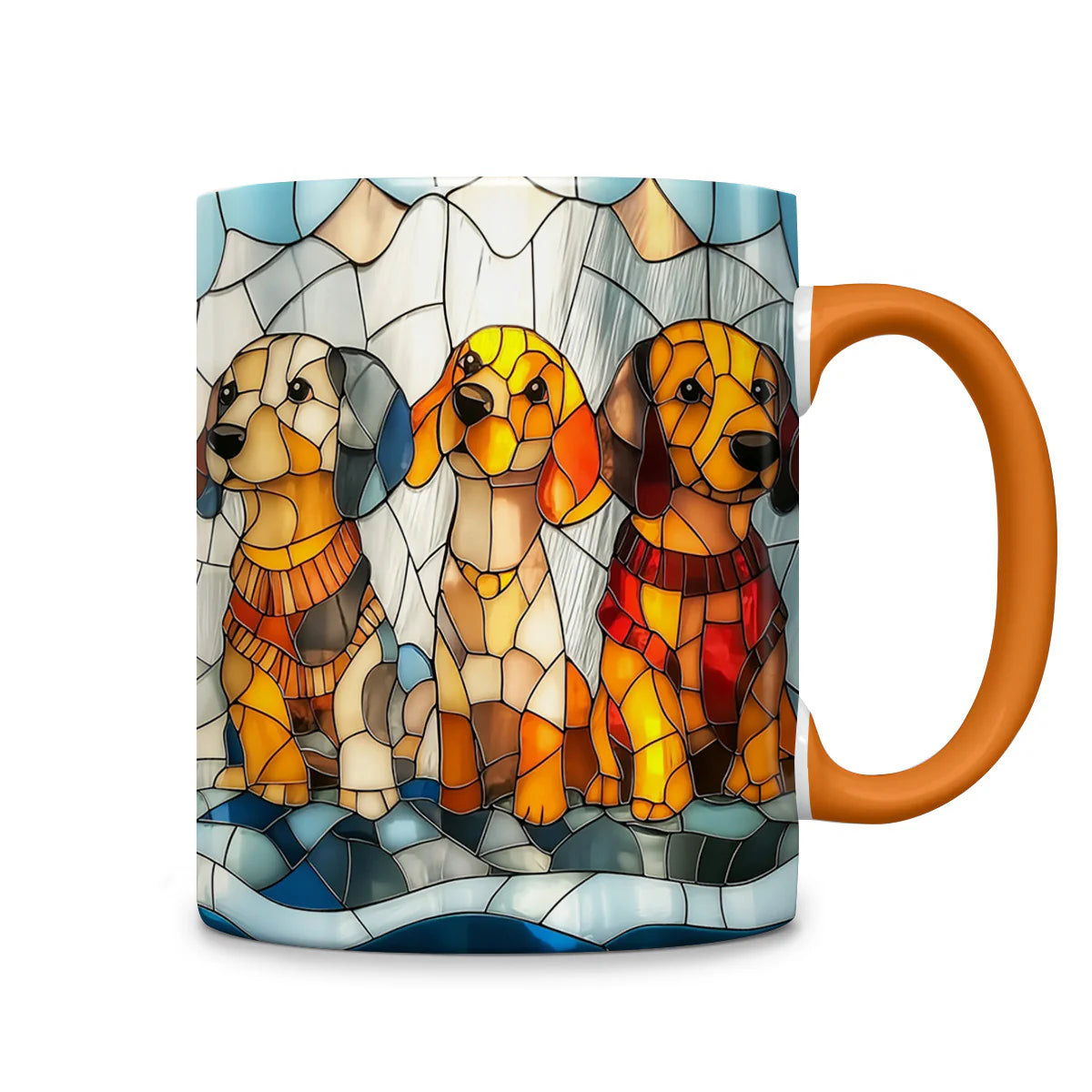 Cute Dachshunds Accent Mug