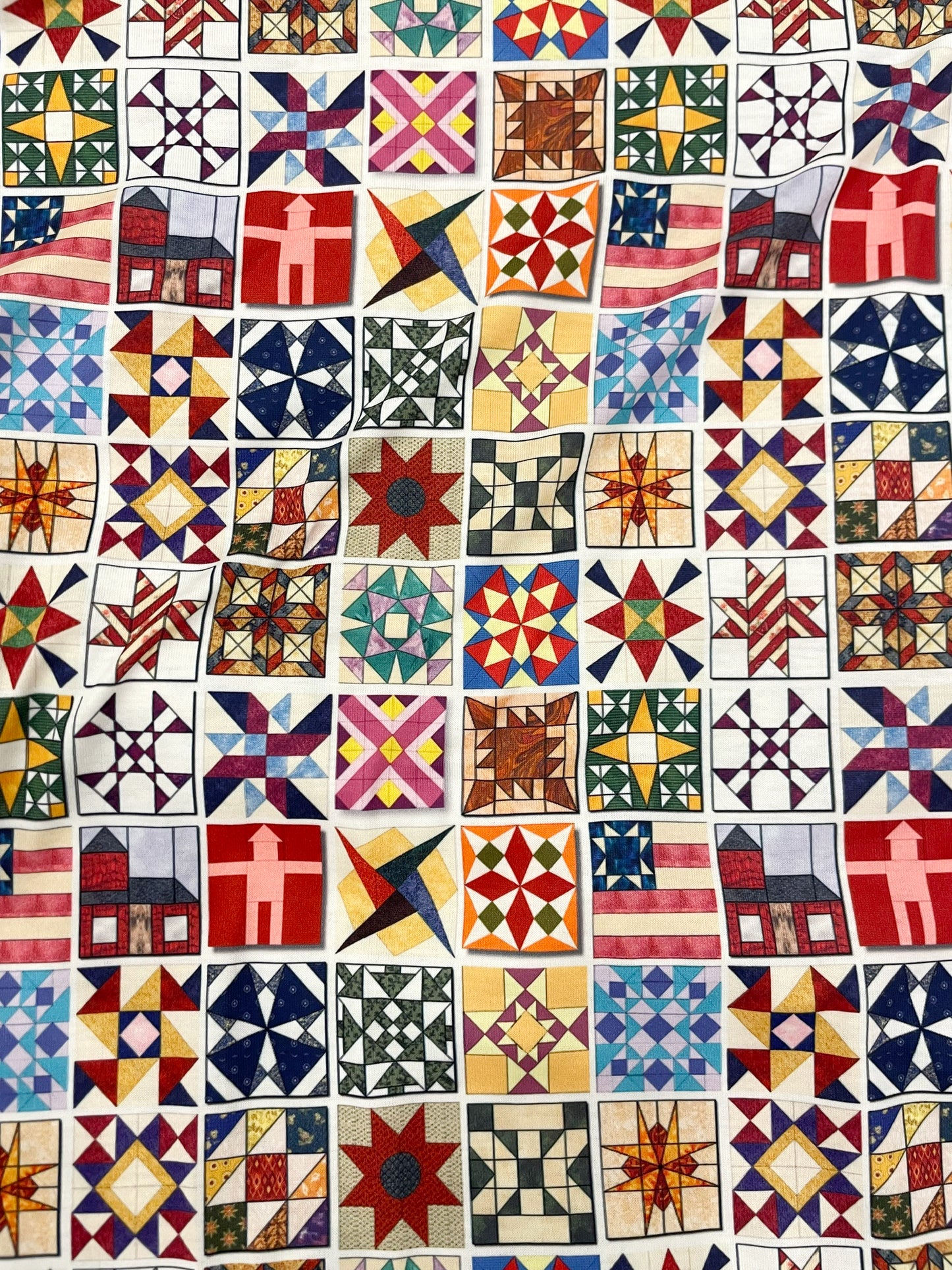 Sewing Lover V-neck Nightshirt Quilt Blocks