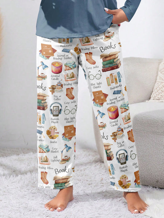 Book Lover Lounge Pants A Bookworm's Belongings