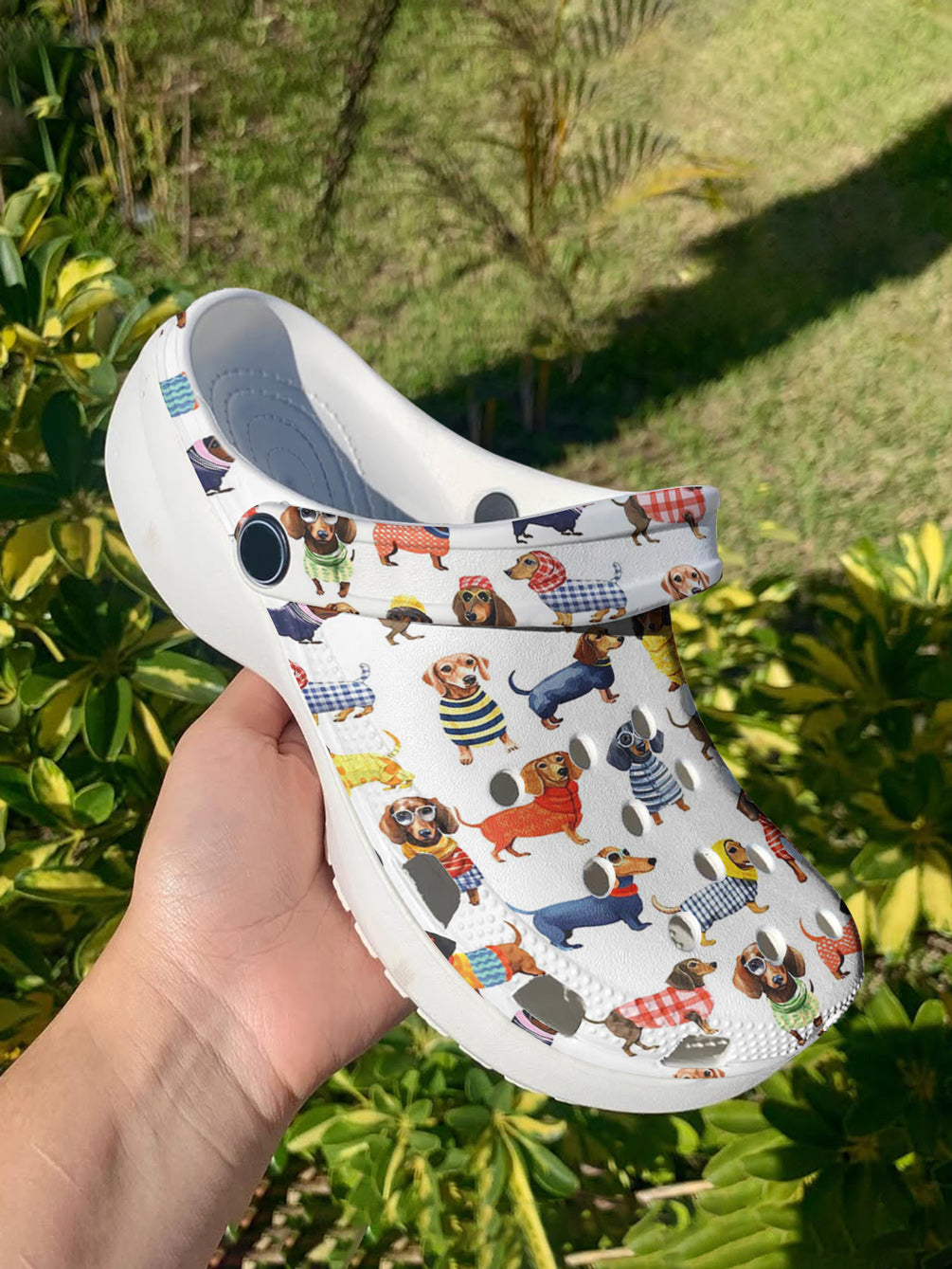 Dachshund Graphic Clogs Amazing Stylish Dachshund