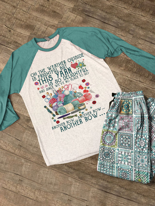 Crochet Lover Raglan Lounge Pajamas Another Row Crochet Chart
