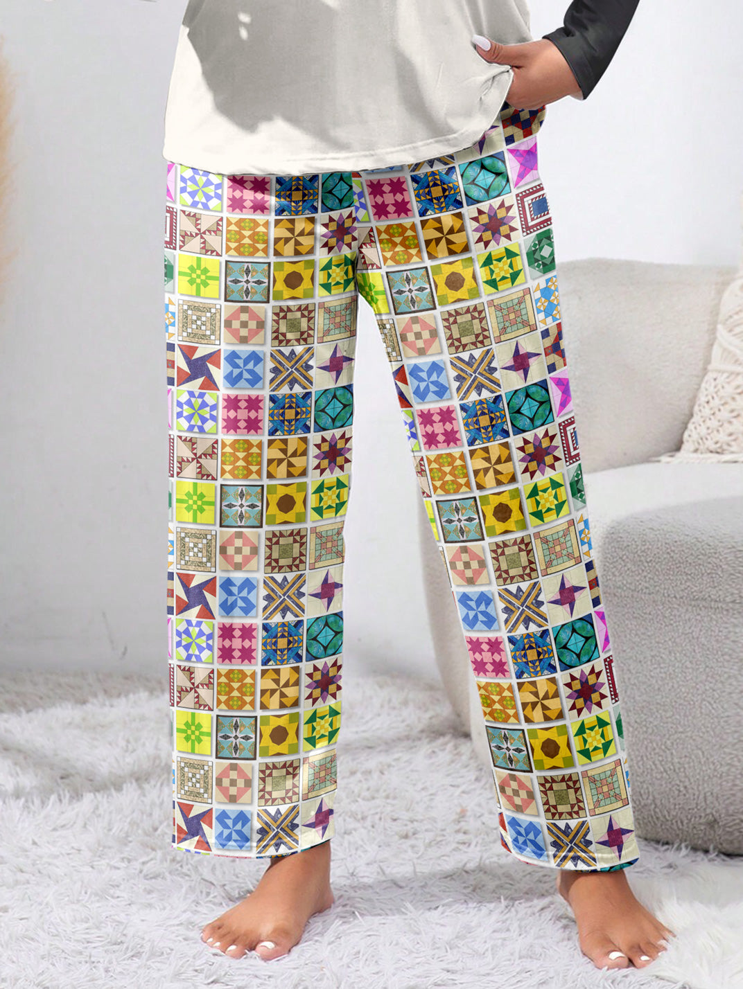 Sewing Lover Lounge Pants Block Party