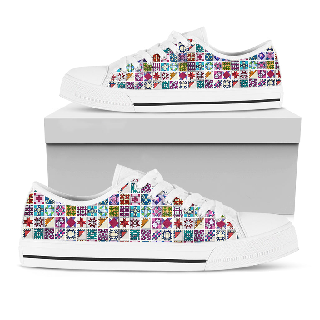 Sewing Lover Women's Low Top Shoes Block Party