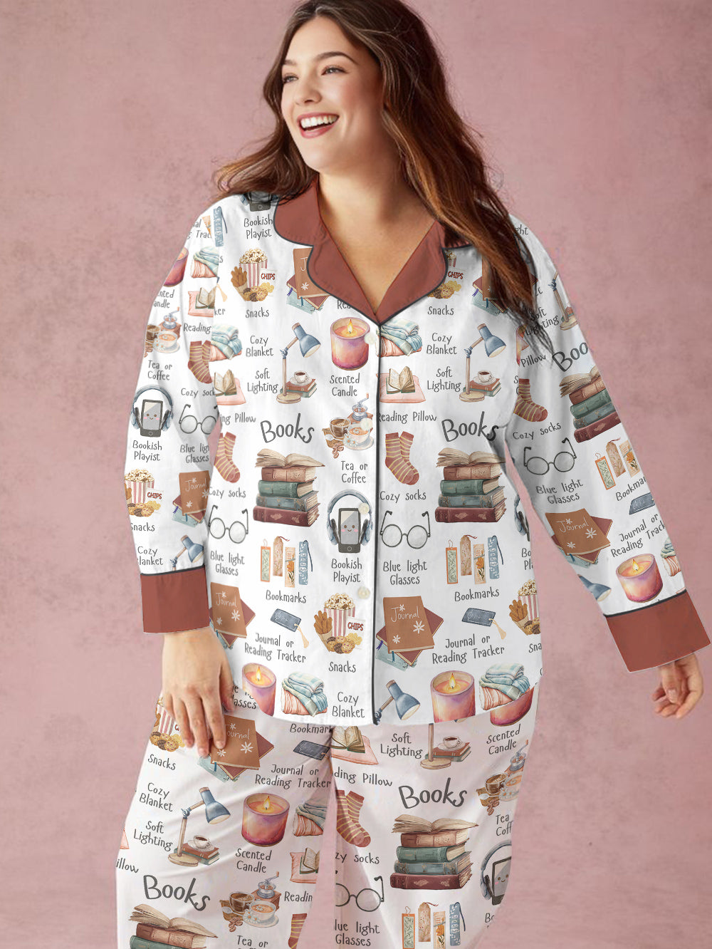 Book Lover Pajama Set Bookworm's Comfort Kit