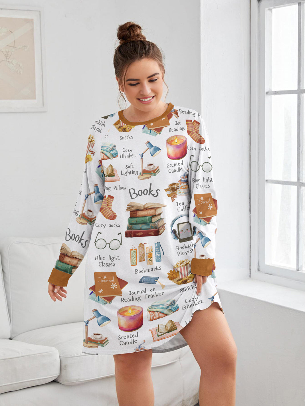 Book Lover Raglan Dress Bookworm's Retreat