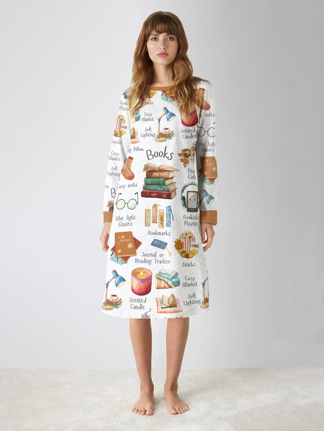 Book Lover Raglan Dress Bookworm's Retreat