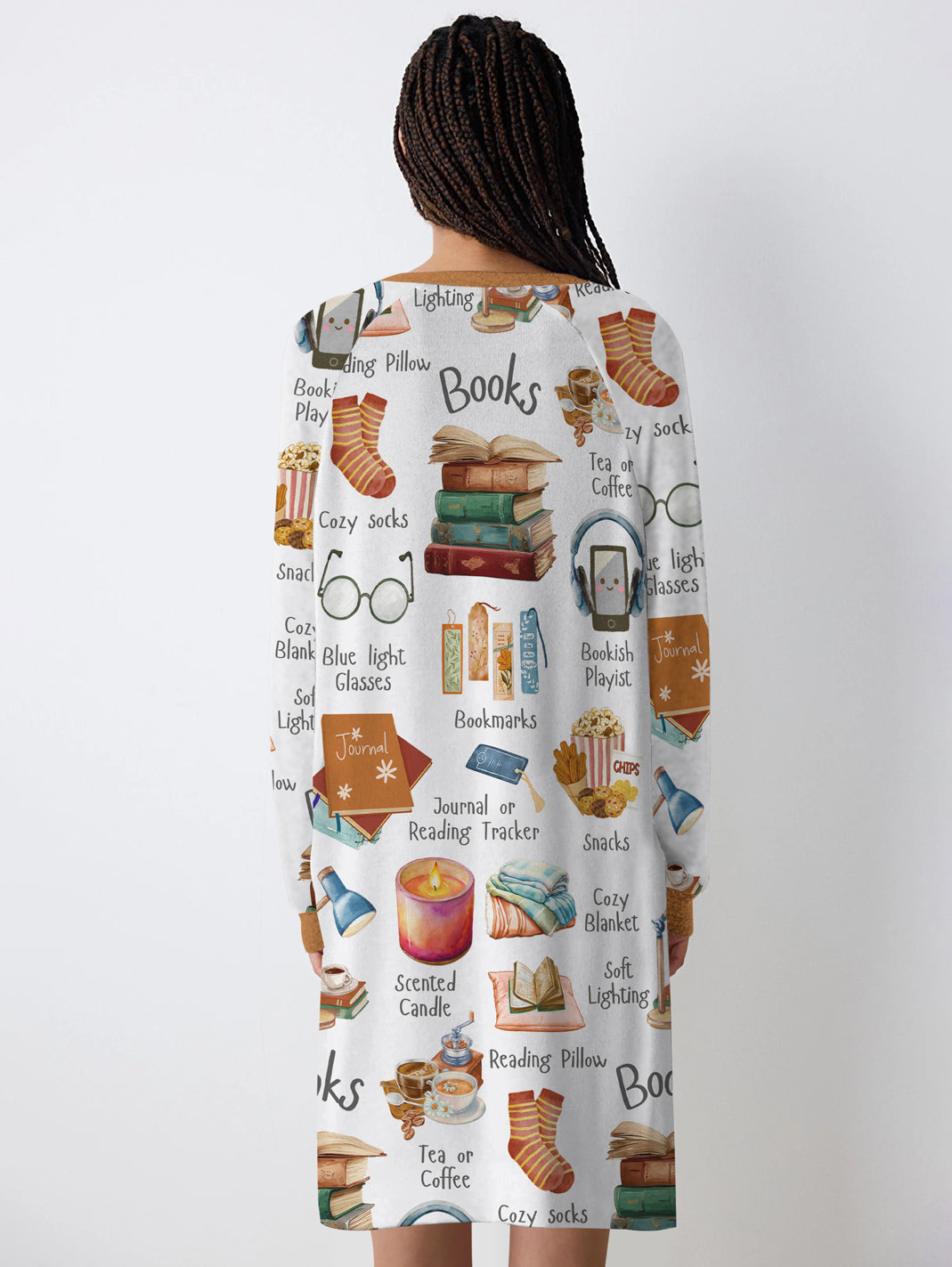 Book Lover Raglan Dress Bookworm's Retreat