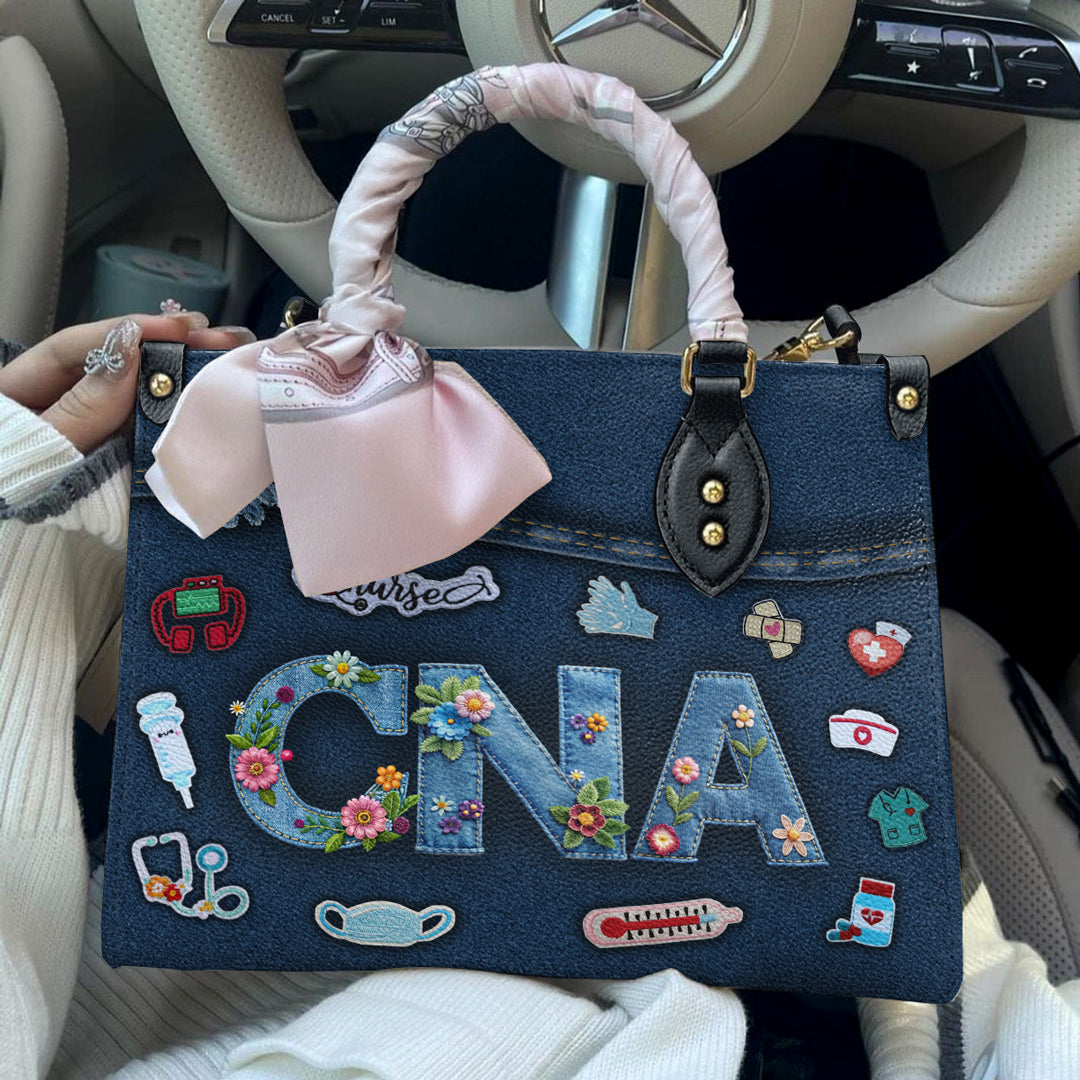 Nurse Leather Bag CNA Carryall