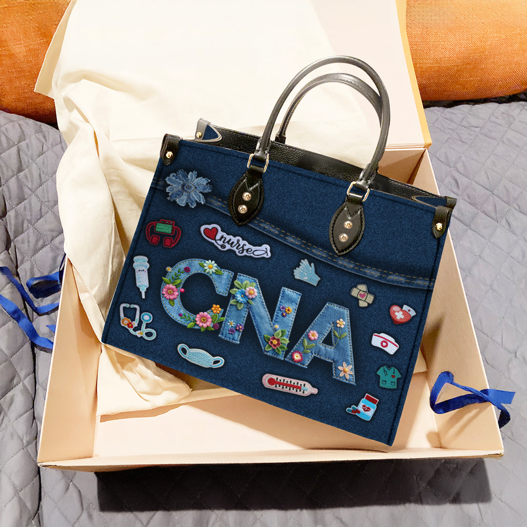 Nurse Leather Bag CNA Carryall