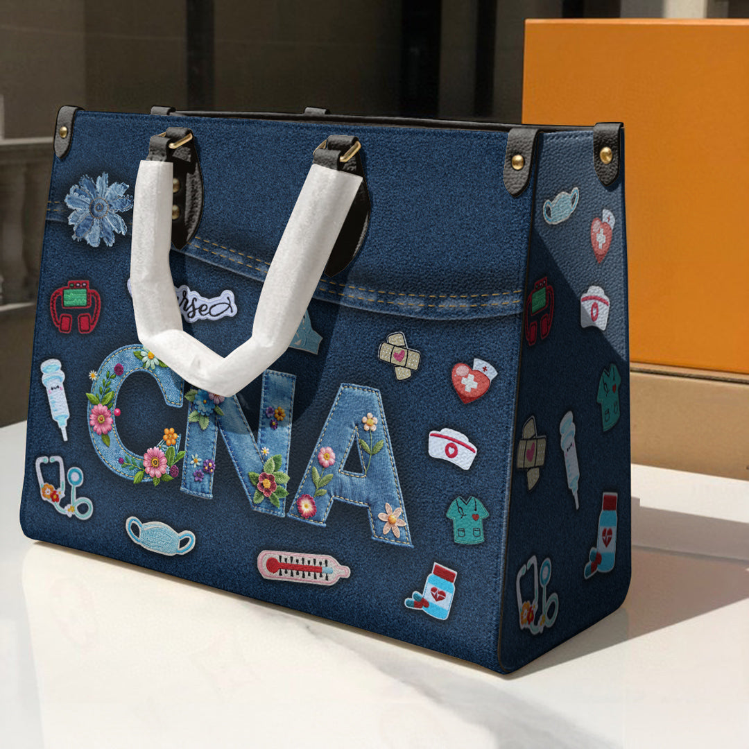 Nurse Leather Bag CNA Carryall