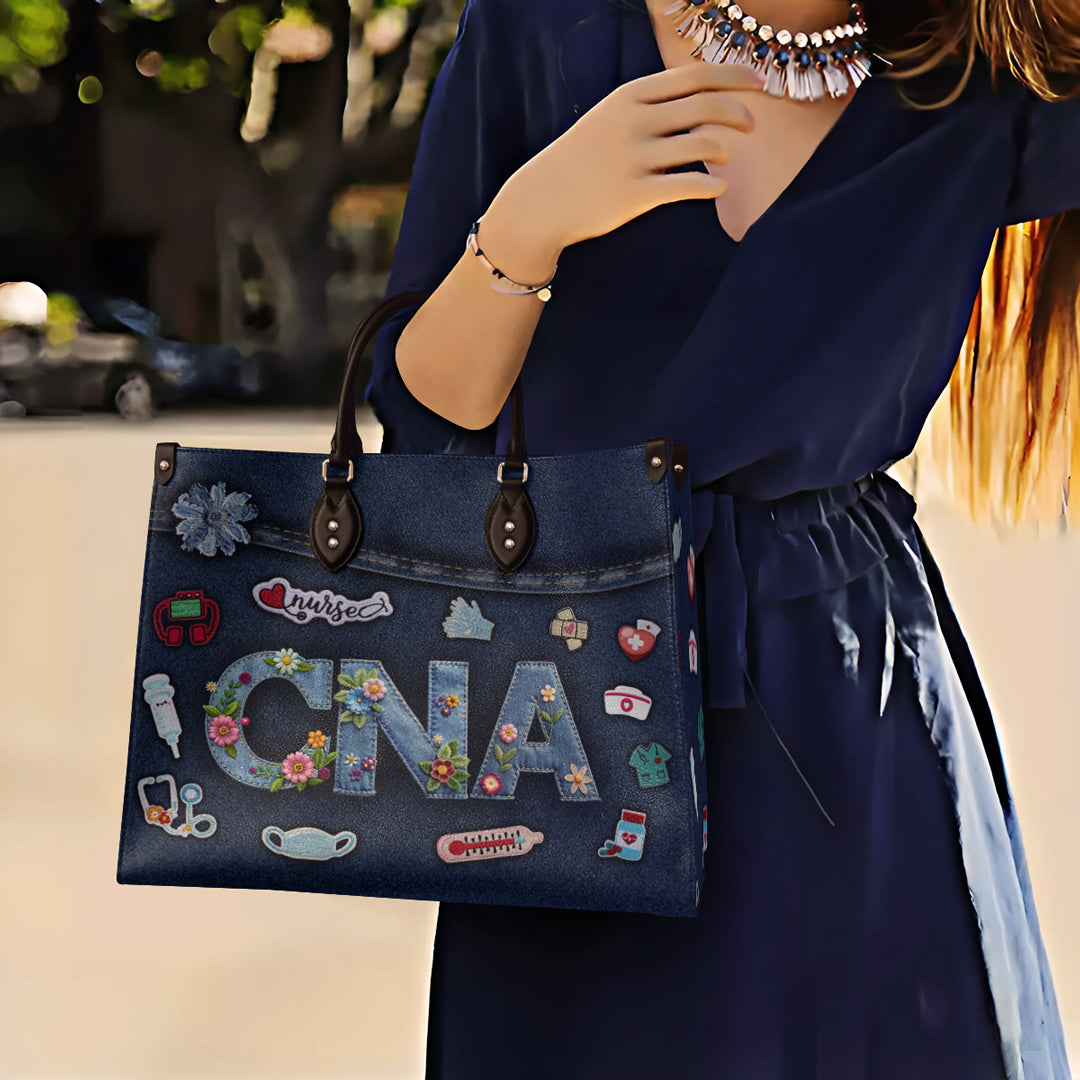 Nurse Leather Bag CNA Carryall