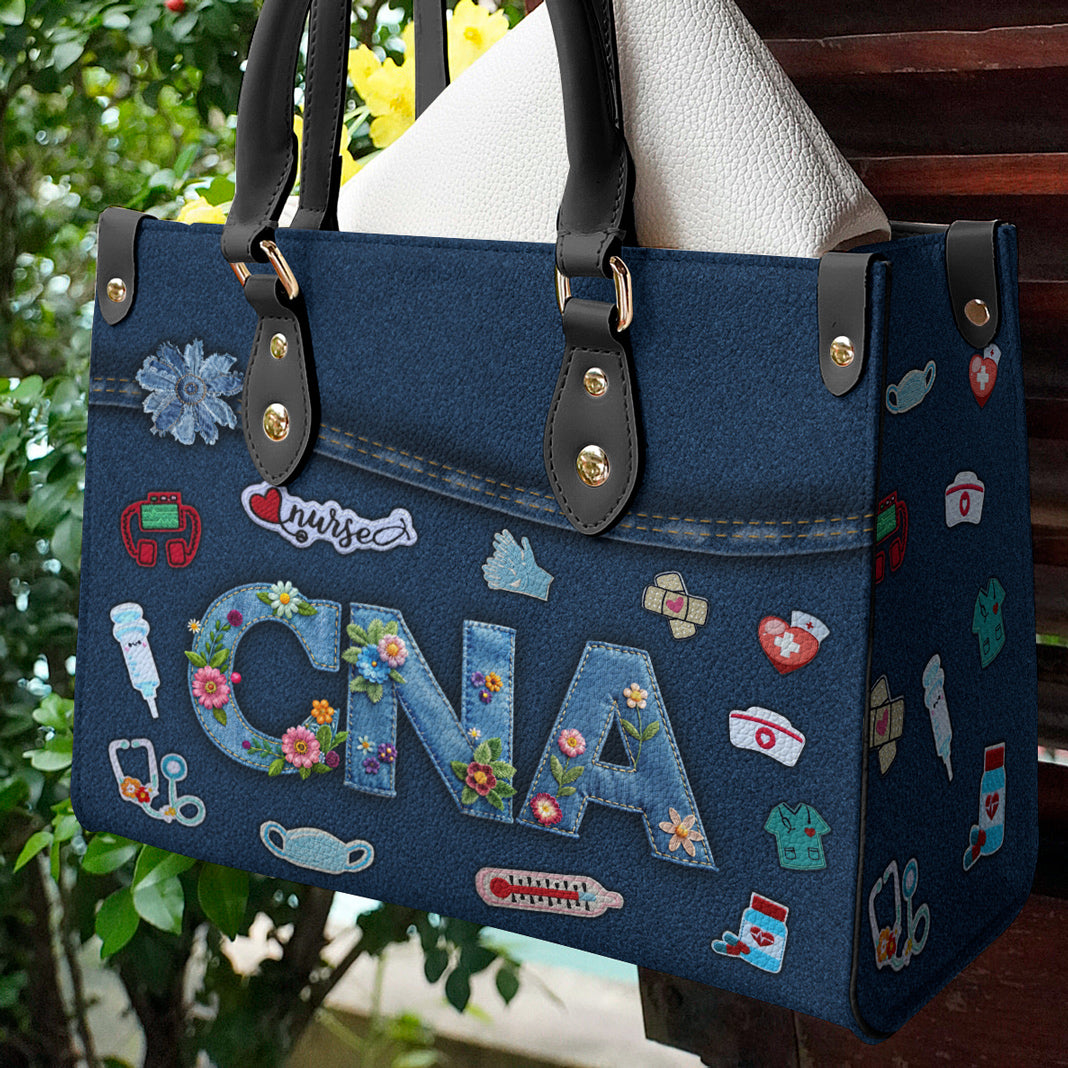 Nurse Leather Bag CNA Carryall