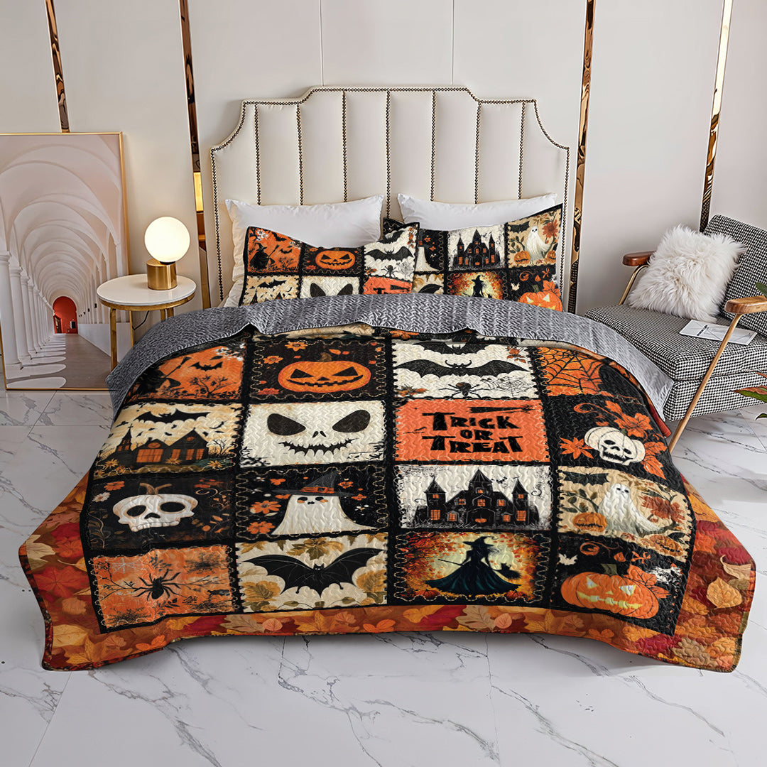 Halloween All Season Quilt 3-Piece Set Chilling Comforts