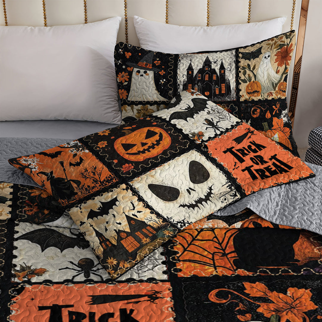 Halloween All Season Quilt 3-Piece Set Chilling Comforts