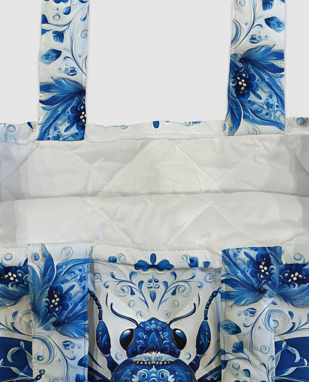 Bee Quilted Tote Bag The Queen