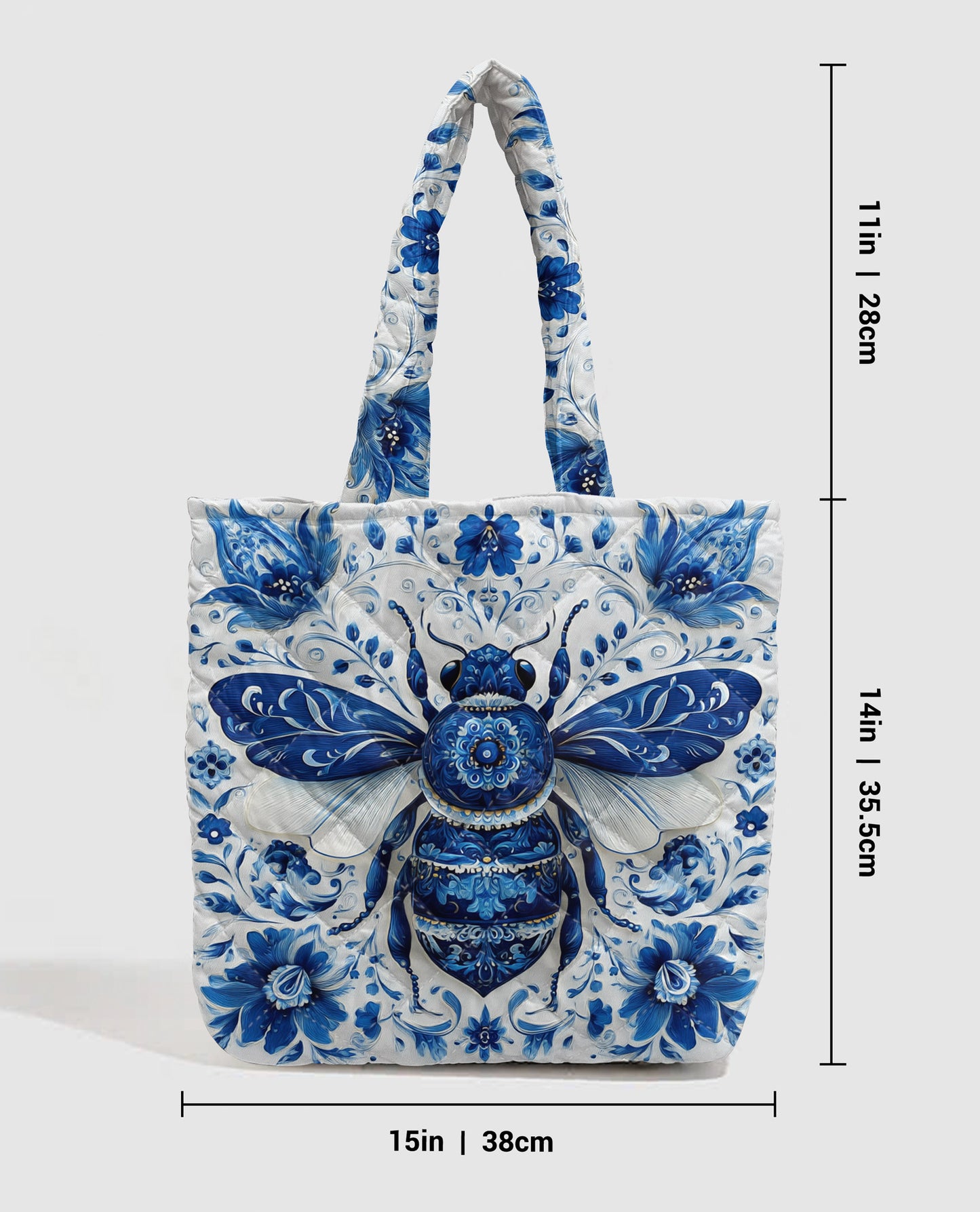 Bee Quilted Tote Bag The Queen