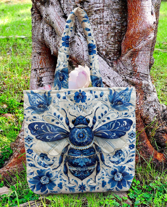 Bee Quilted Tote Bag The Queen