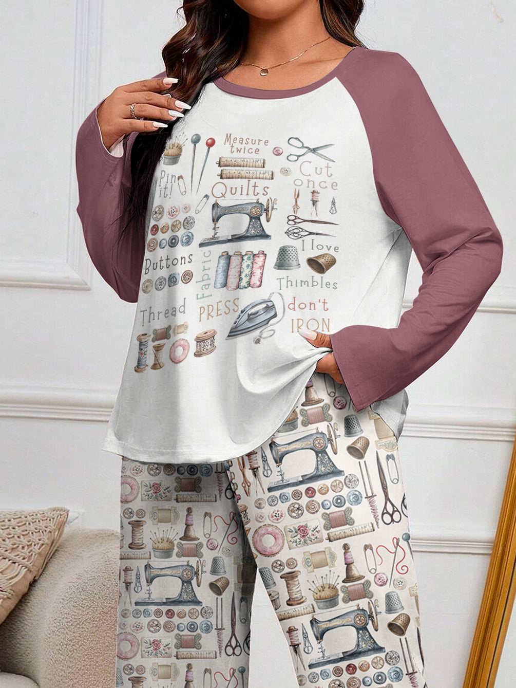 Sewing Lover Raglan Lounge Pajamas Crafty Comfort
