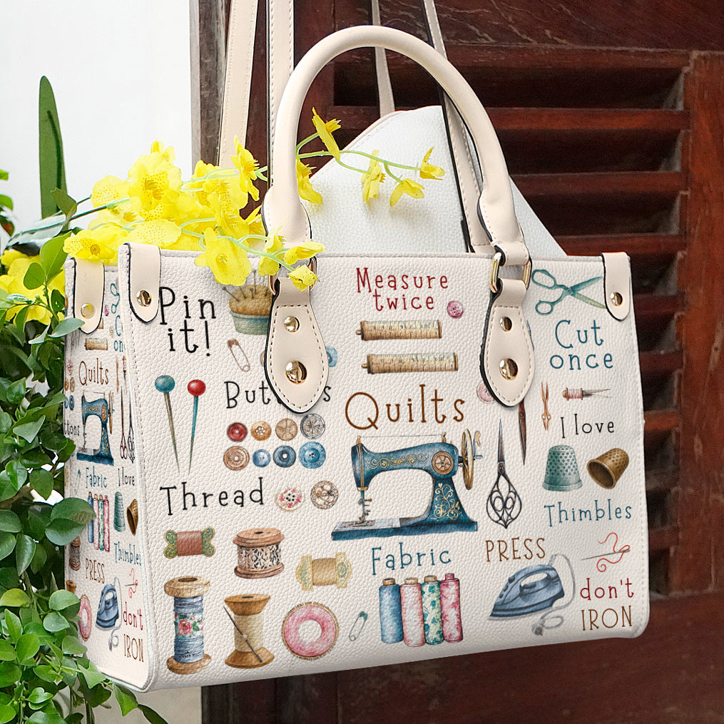 Sewing Lover Leather Bag Crafty Chic