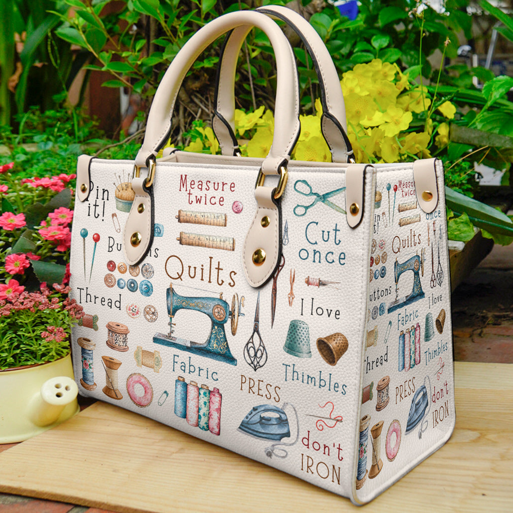 Sewing Lover Leather Bag Crafty Chic