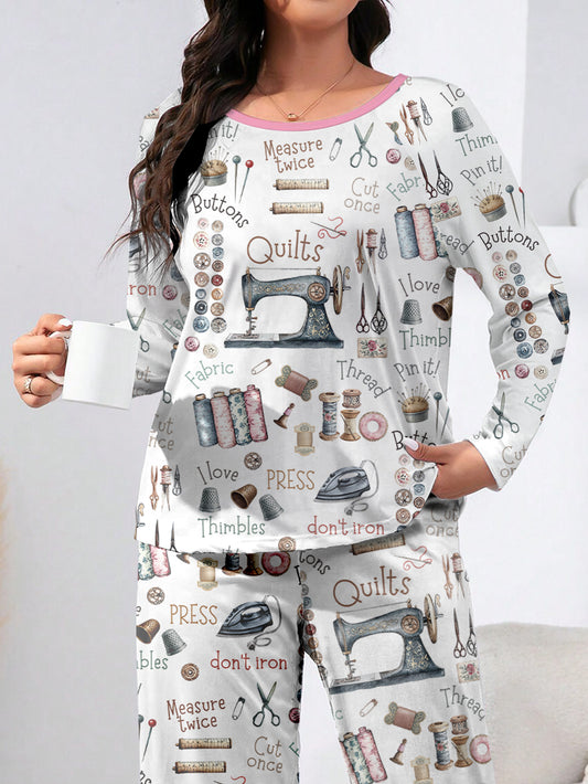 Sewing Lover Raglan Lounge Pajamas Quilter’s Retreat