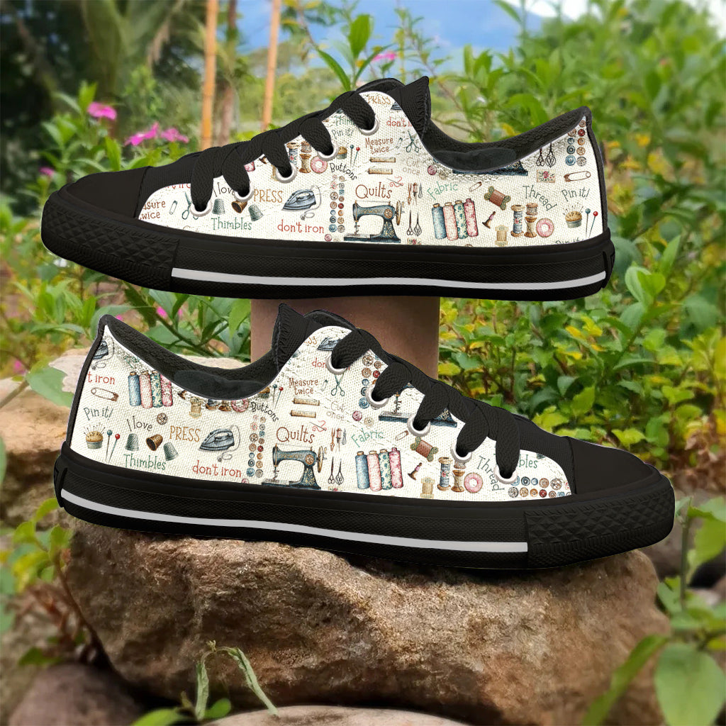 Sewing Lover Women's Low Top Shoes Crafty Comfort