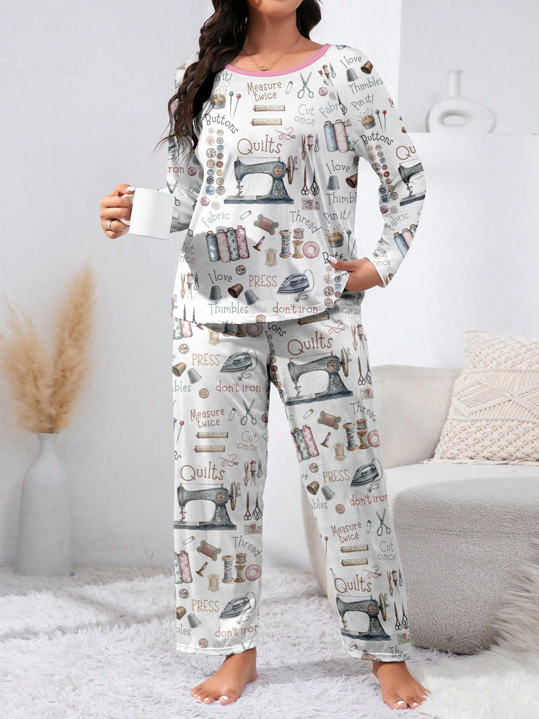 Sewing Lover Raglan Lounge Pajamas Quilter’s Retreat