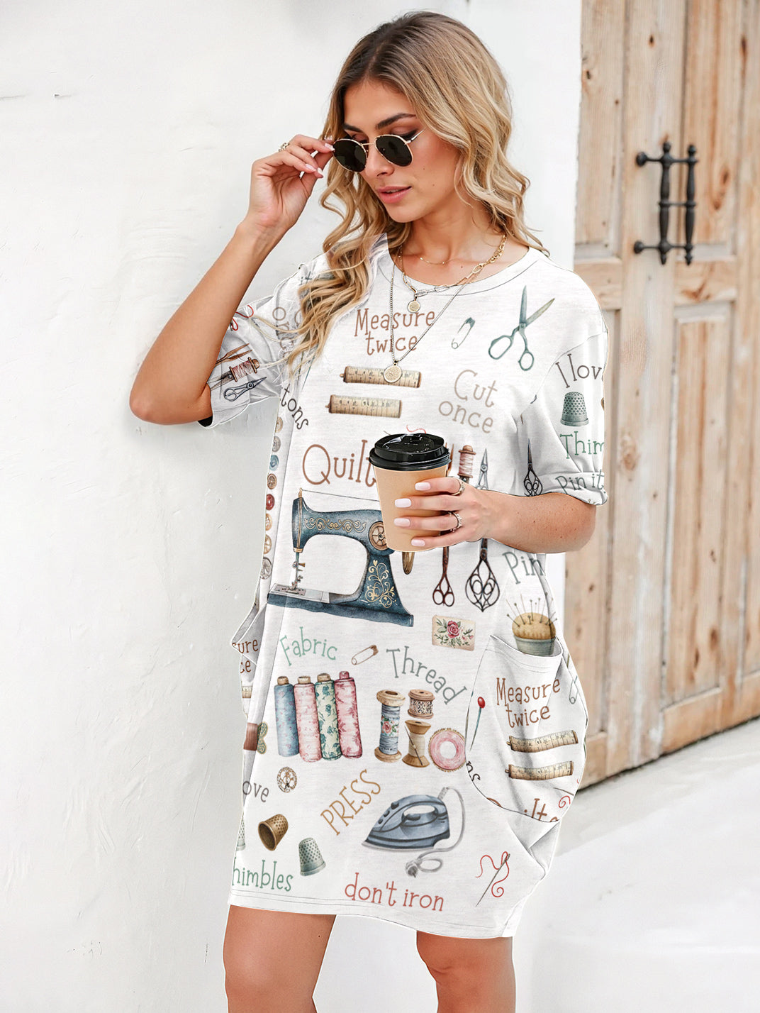 Sewing Lover Long Sleeve Tunic Dress Crafty Comfort