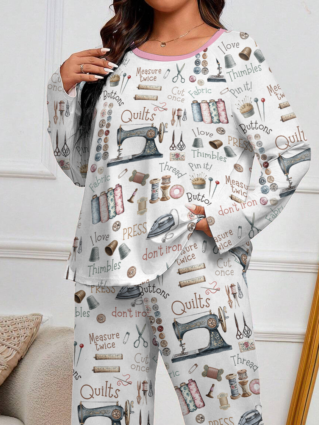 Sewing Lover Raglan Lounge Pajamas Quilter’s Retreat