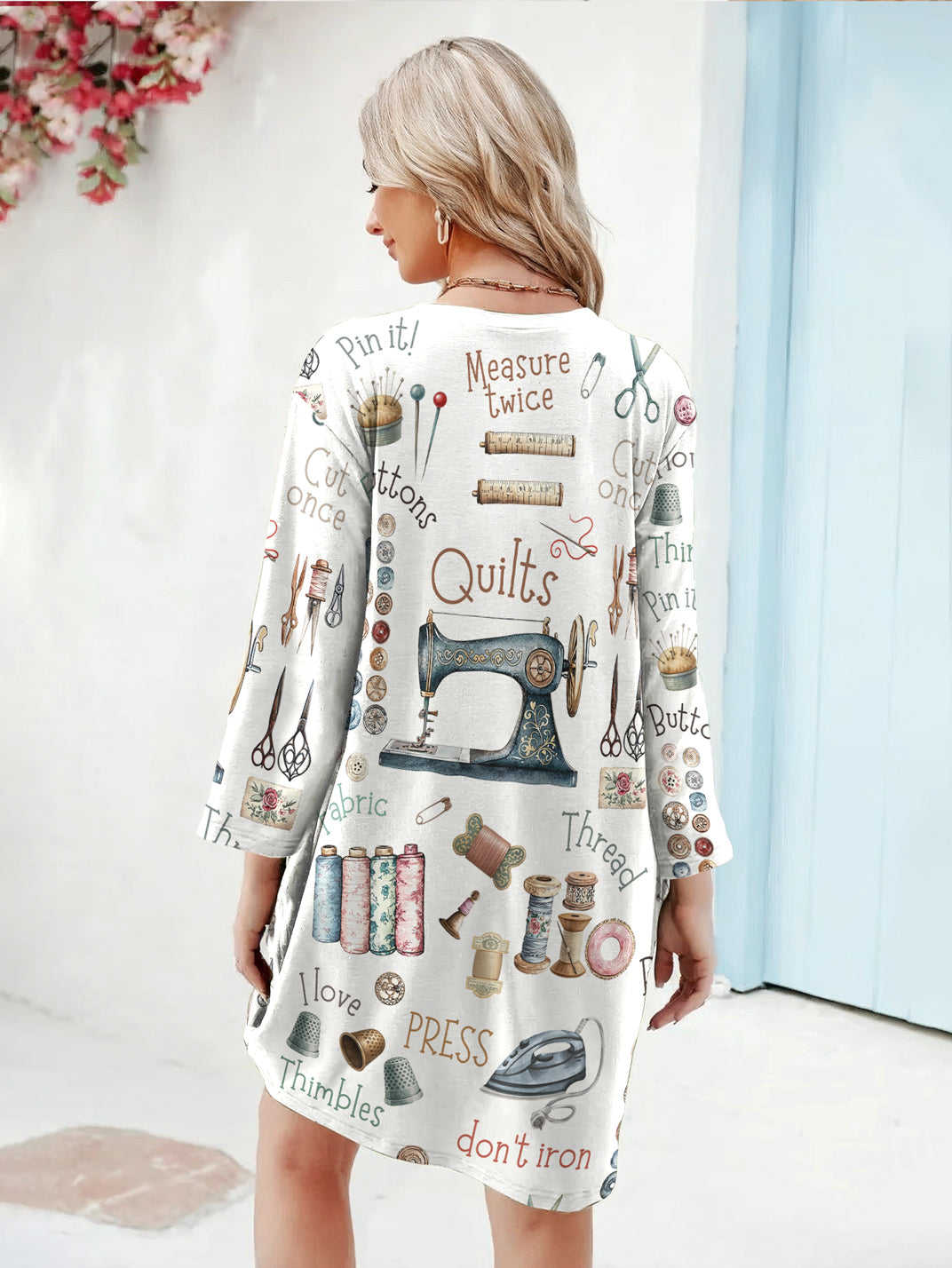 Sewing Lover Long Sleeve Tunic Dress Crafty Comfort