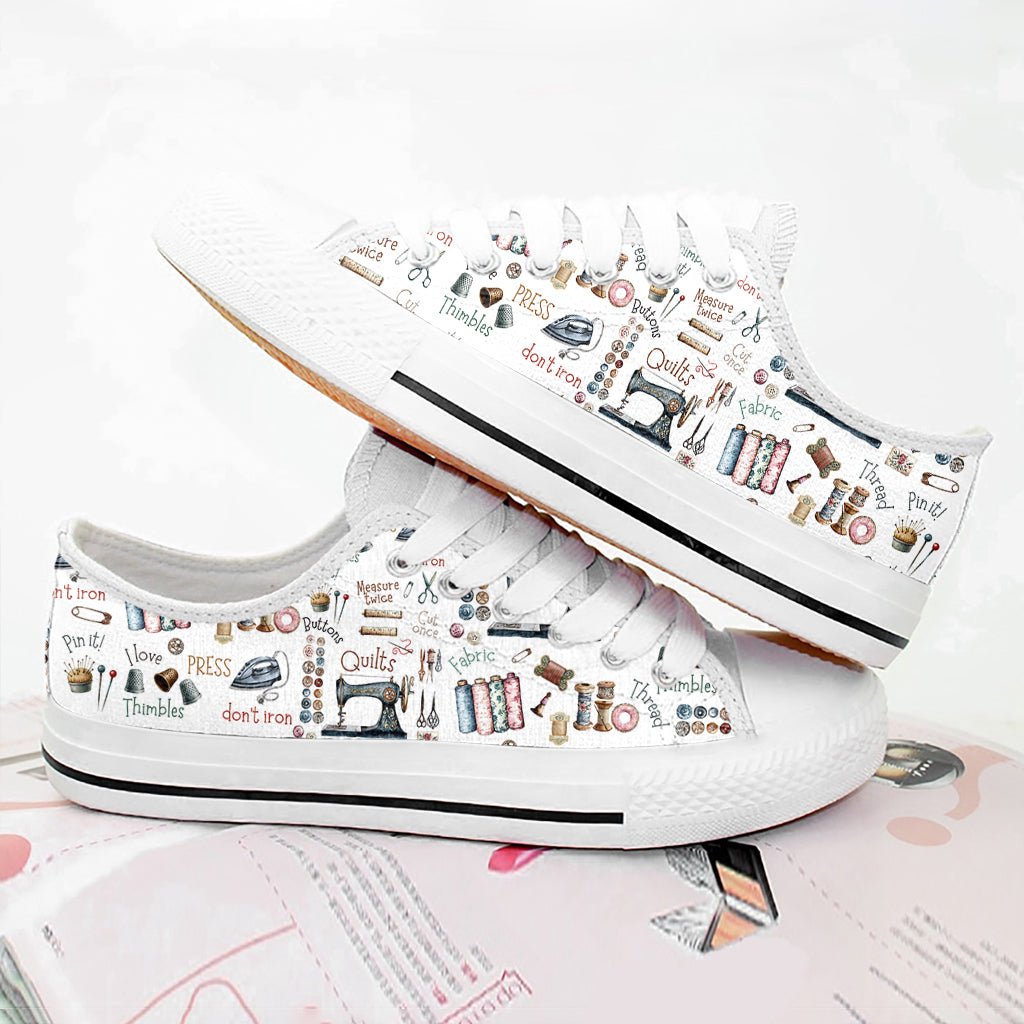 Sewing Lover Women's Low Top Shoes Crafty Comfort