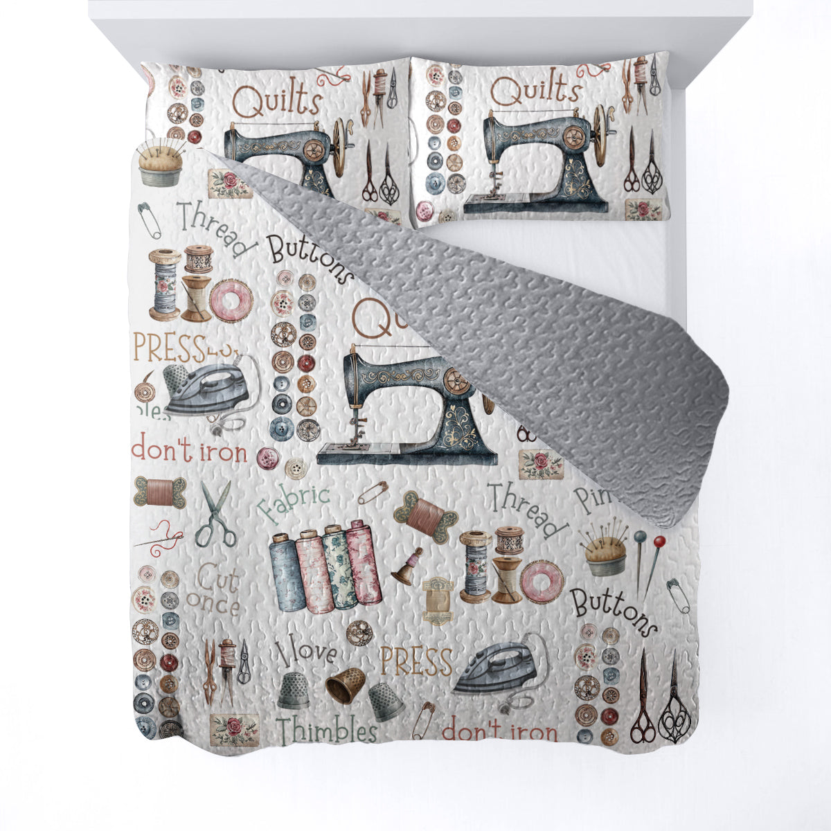 Sewing Lover All Season Quilt 3-Piece Set Crafty Comfort