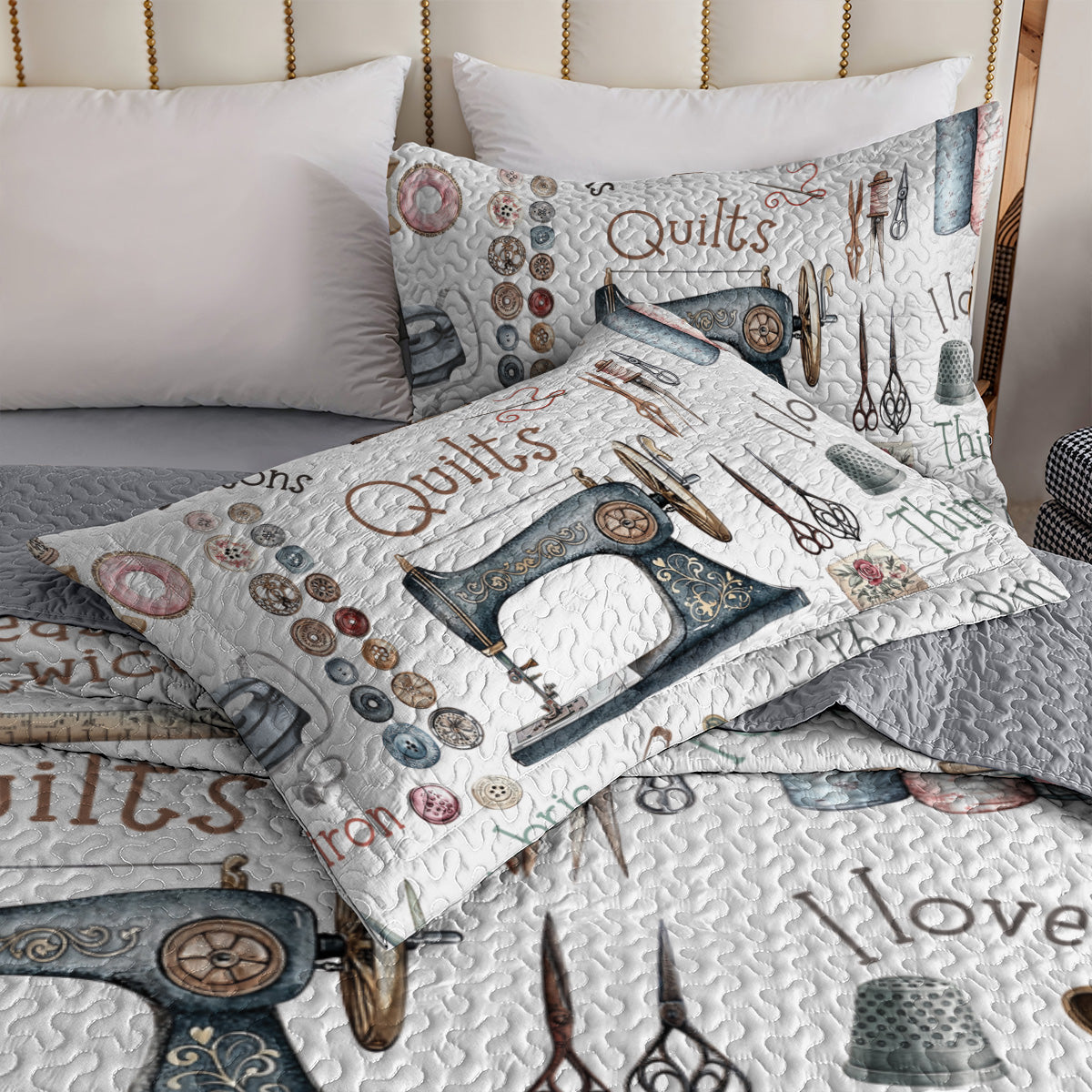 Sewing Lover All Season Quilt 3-Piece Set Crafty Comfort