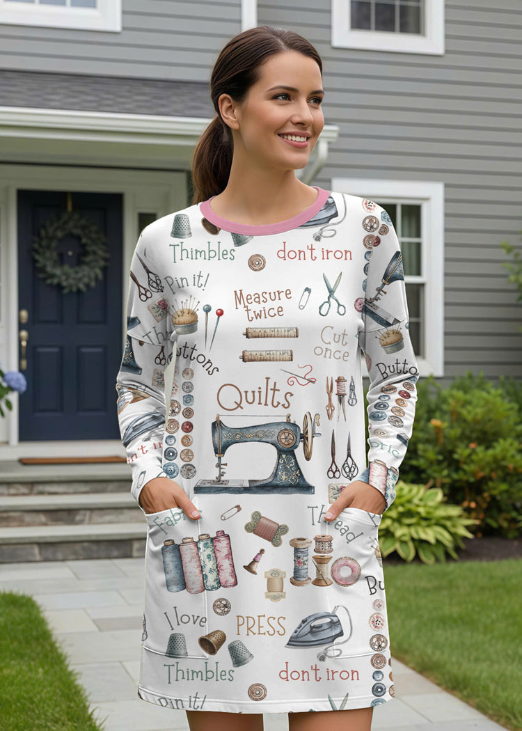 Sewing Lover Long Sleeve Tunic Crafty Comfort