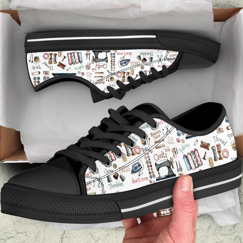Sewing Lover Women's Low Top Shoes Crafty Comfort