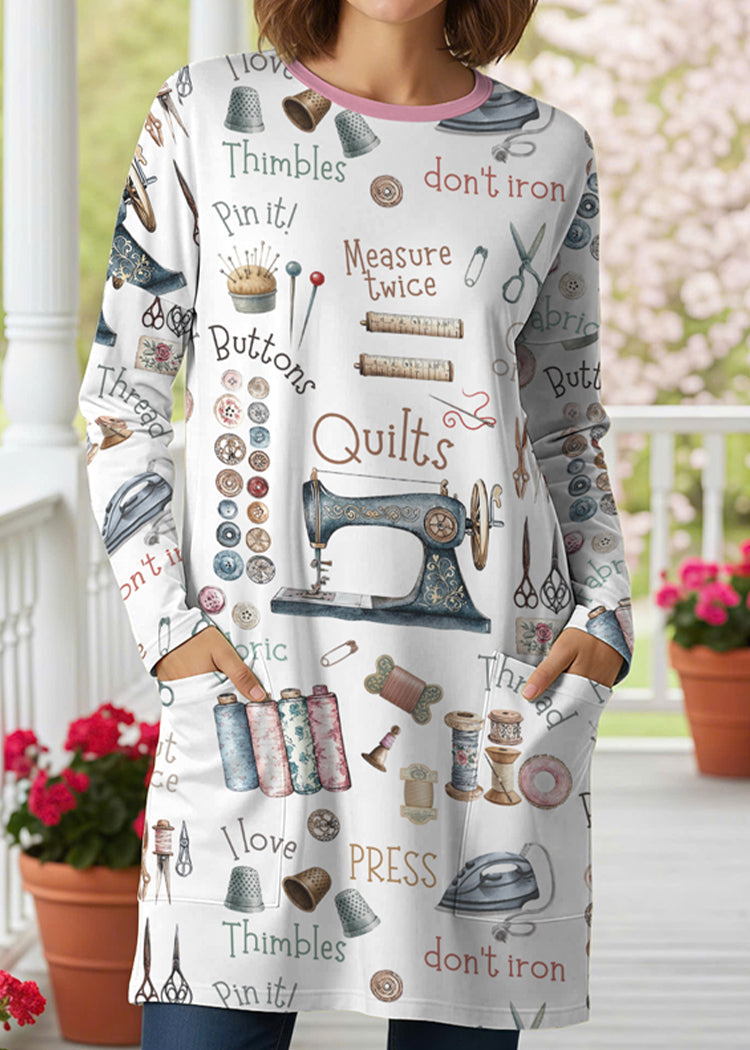 Sewing Lover Long Sleeve Tunic Crafty Comfort