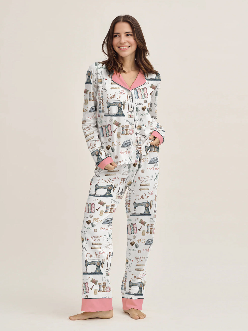 Sewing Lover Pajama Set Crafty Comfort