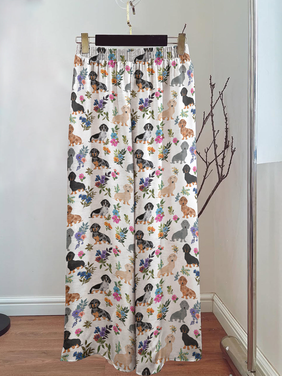 Dachshund Lounge Pants Dachshund In Bloom