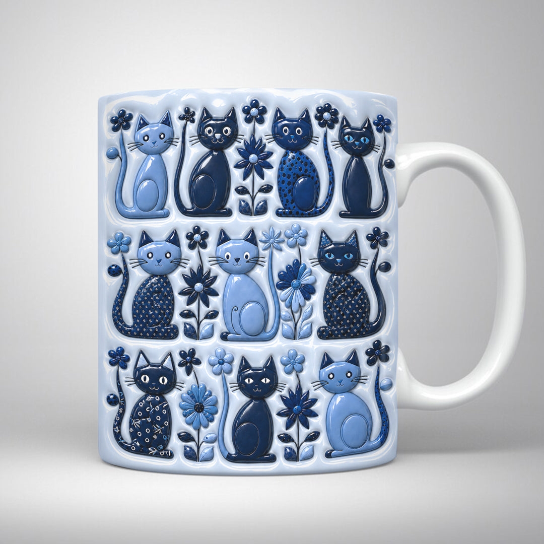 Cat Ceramic Mug Dreamy Cats