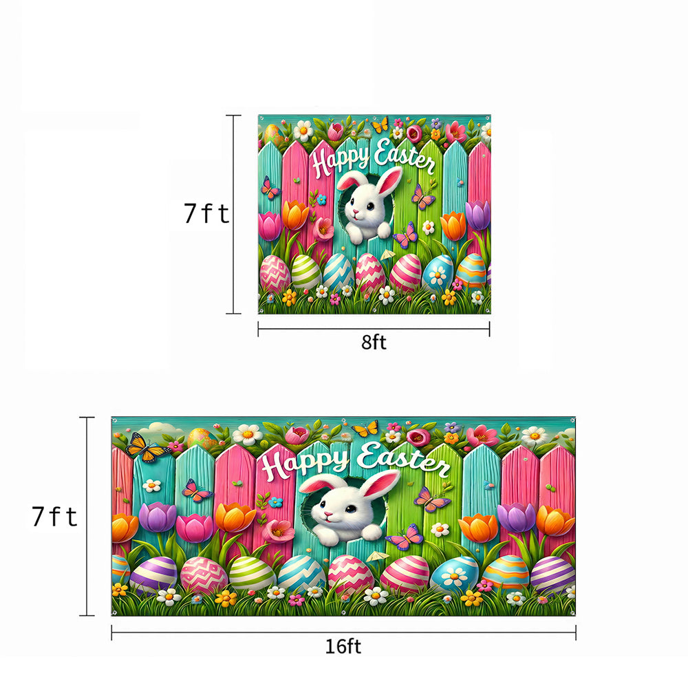 Easter Garage Door Banner Decoration Happy Easter
