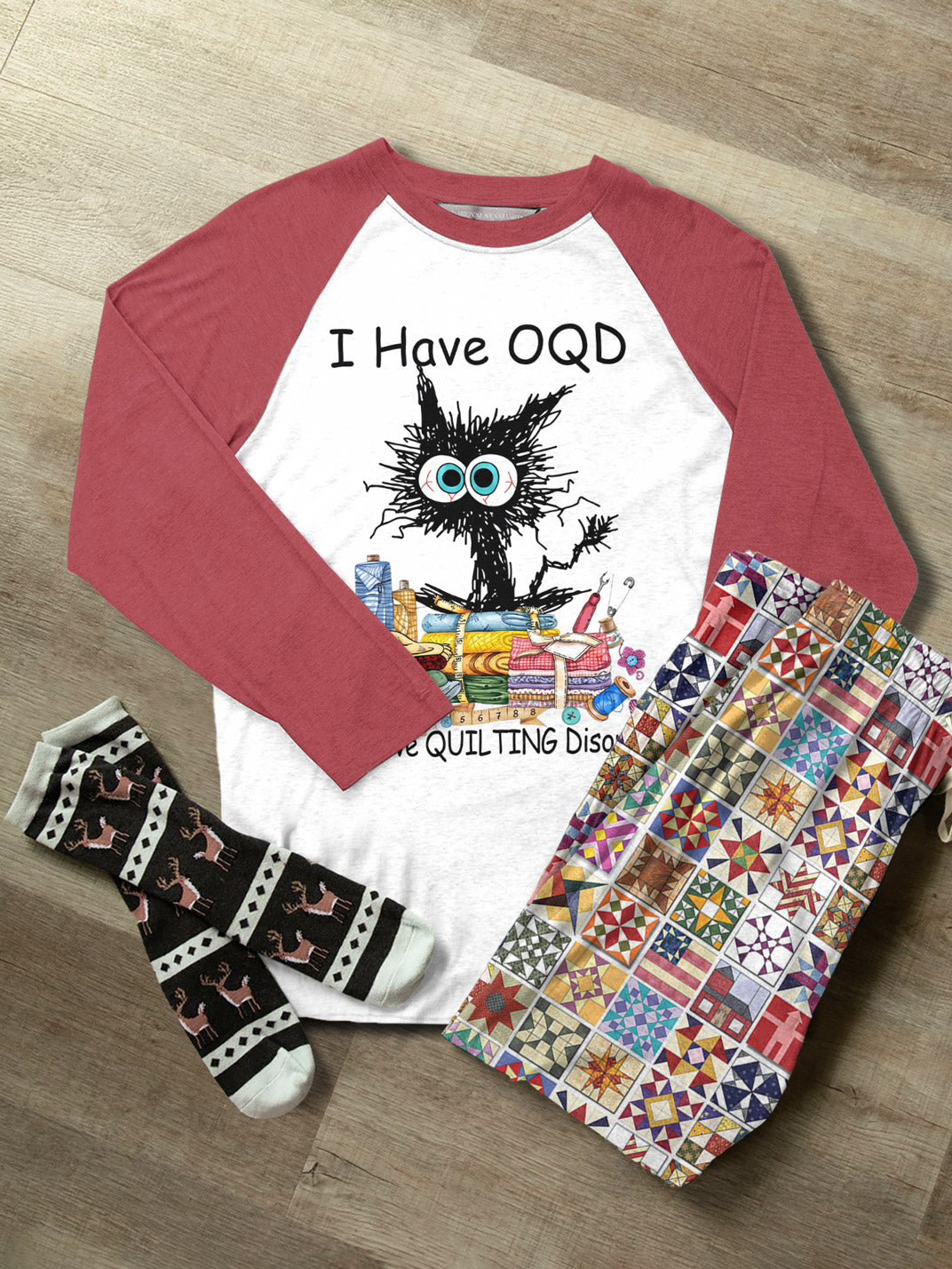 Sewing Lover Raglan Lounge Pajamas I Have OQD