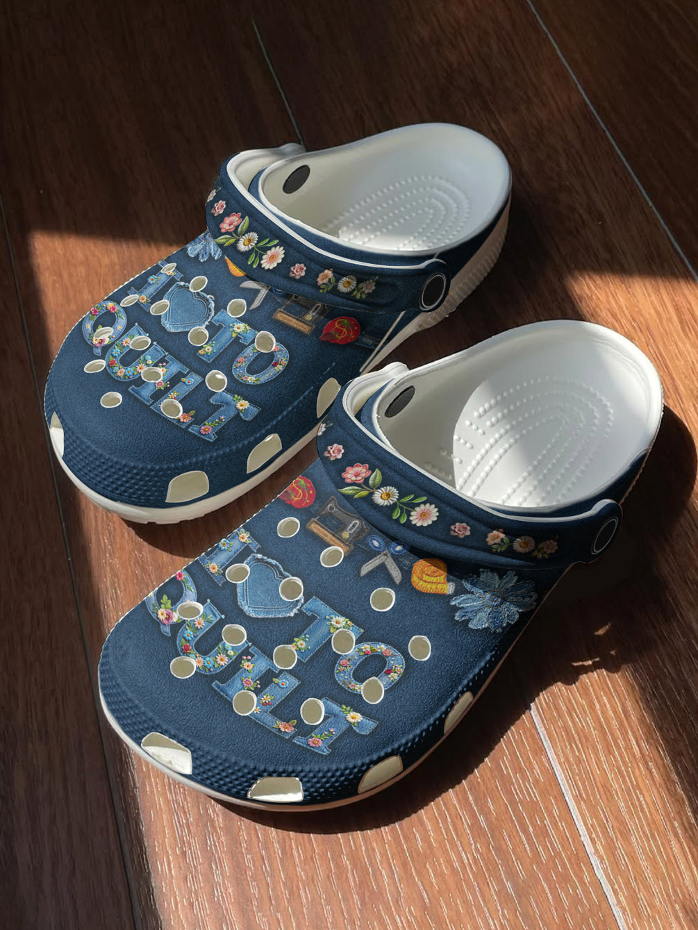 Sewing Lover Graphic Clogs I Love To Quilt