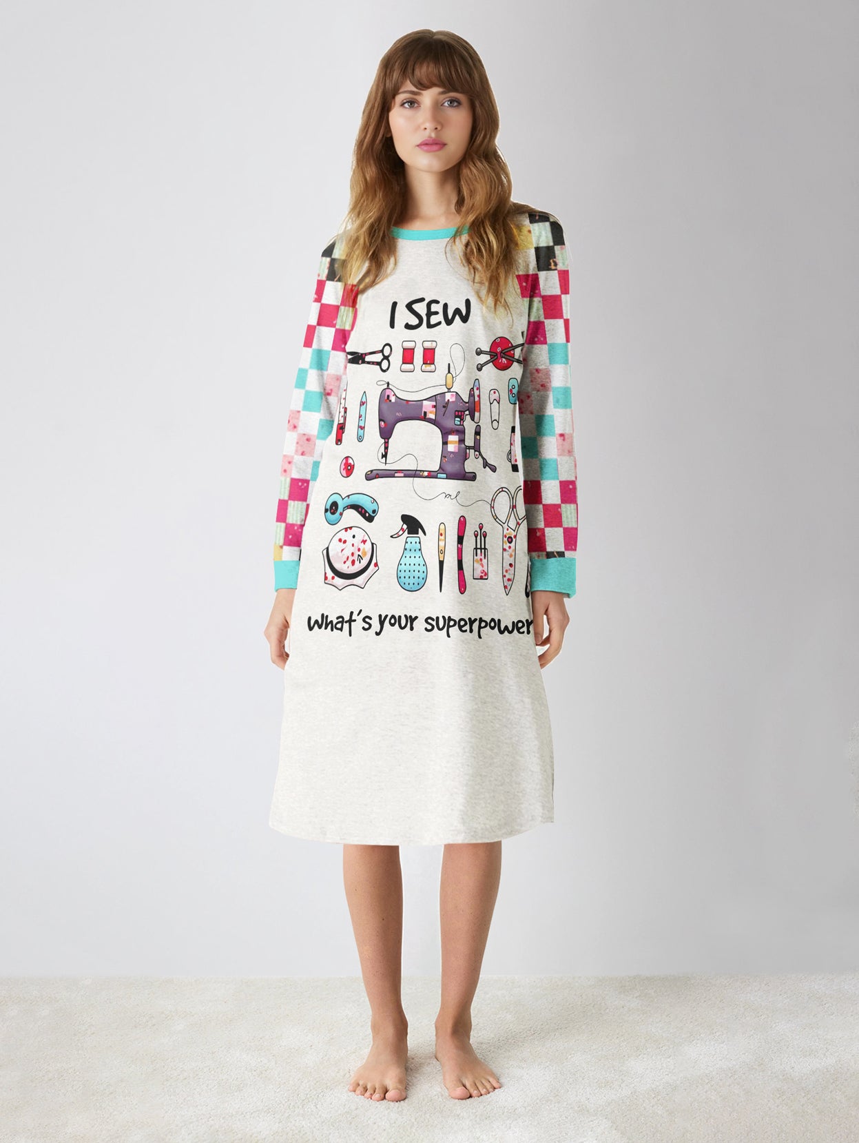 Sewing Lover Raglan Dress I Sew What's Your Superpower