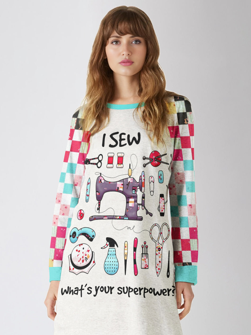 Sewing Lover Raglan Dress I Sew What's Your Superpower