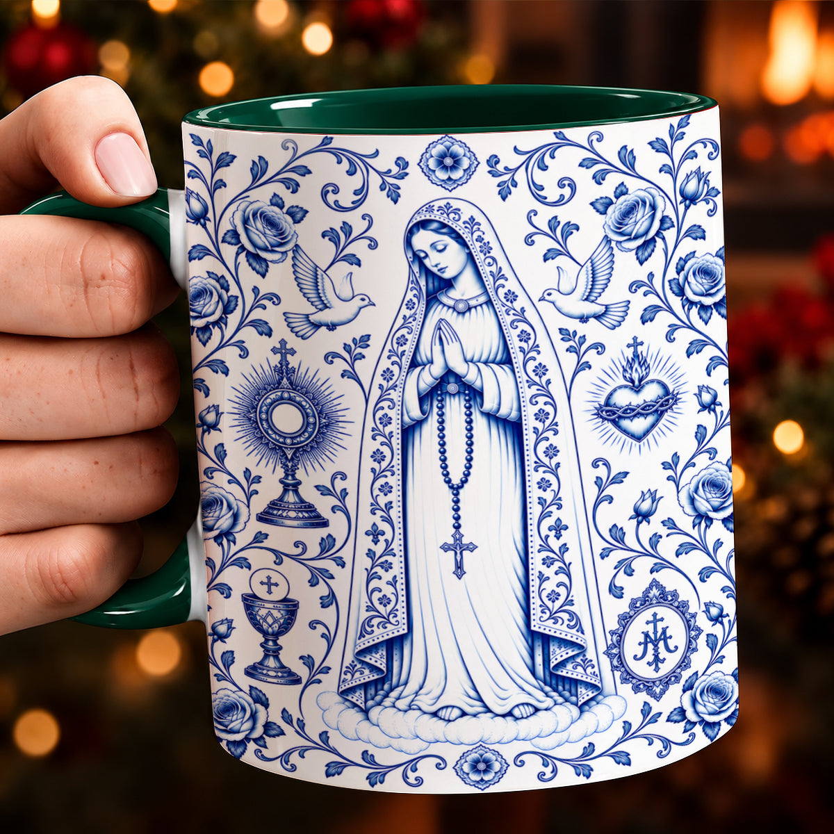 Christian Ceramic Accent Mug Our Lady of Grace