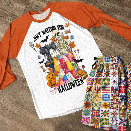 Sewing Lover Raglan Lounge Pajamas Just Waiting For Halloween