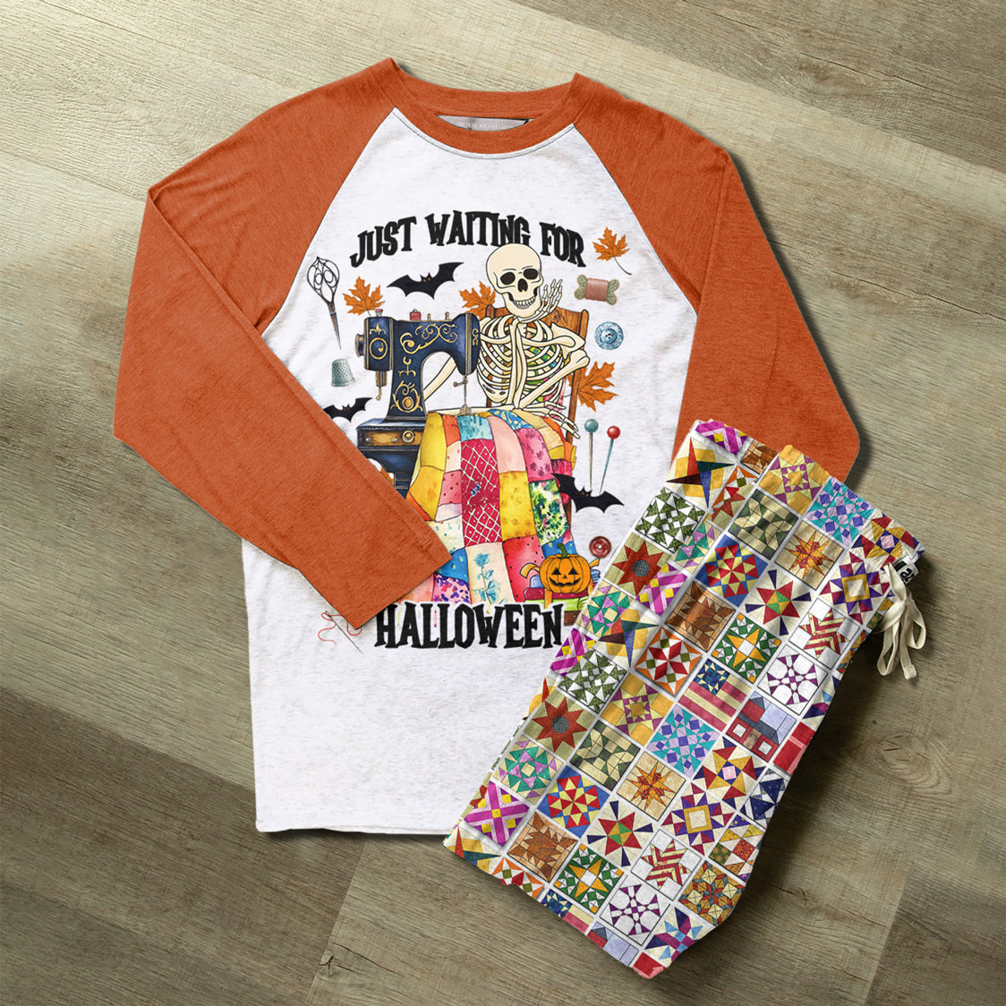 Sewing Lover Raglan Lounge Pajamas Just Waiting For Halloween
